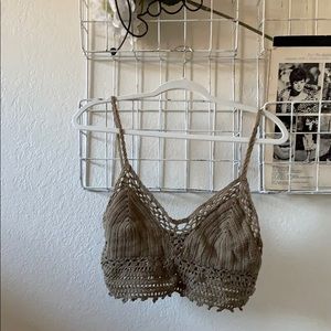 Crochet bralette from urban
